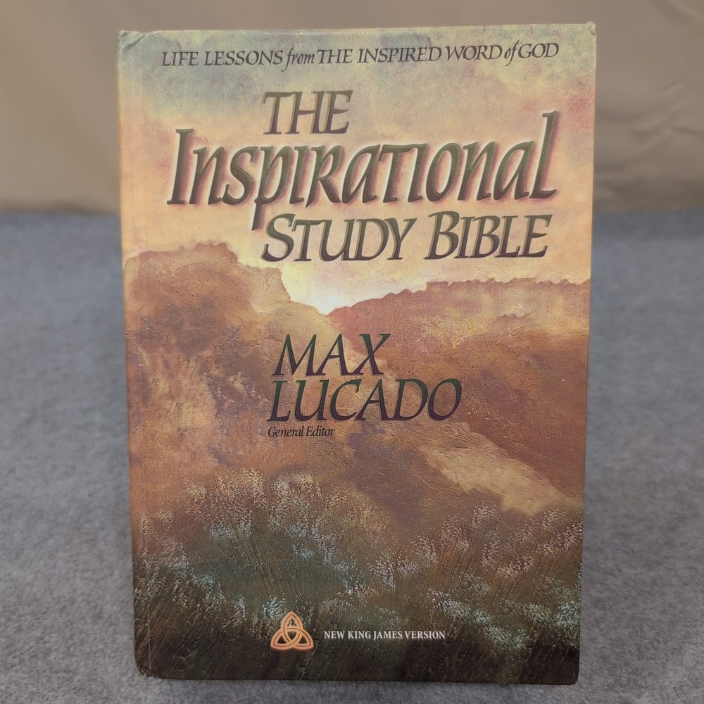 The Inspirational Study Bible‎ Max Lucado New King James Version NKJV - Picture 2 of 7
